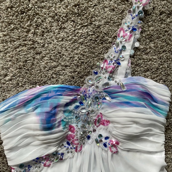 NEW Laura petites one shoulder strap dress - gown - Picture 5 of 7